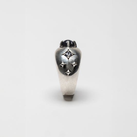 STARDUST - fedona in argento con pietra iolite