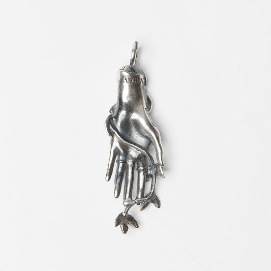 VITA - pendente mano con pietra goccia citrino