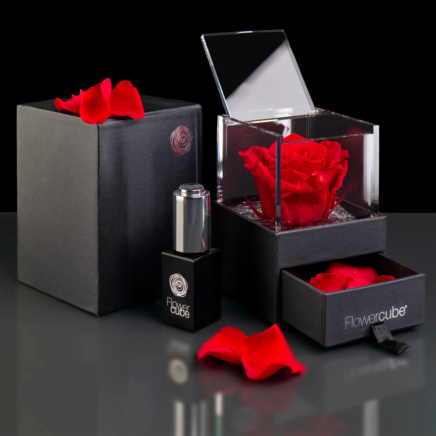 Blossom Love - cofanetto porta gioiello con rosa stabilizzata