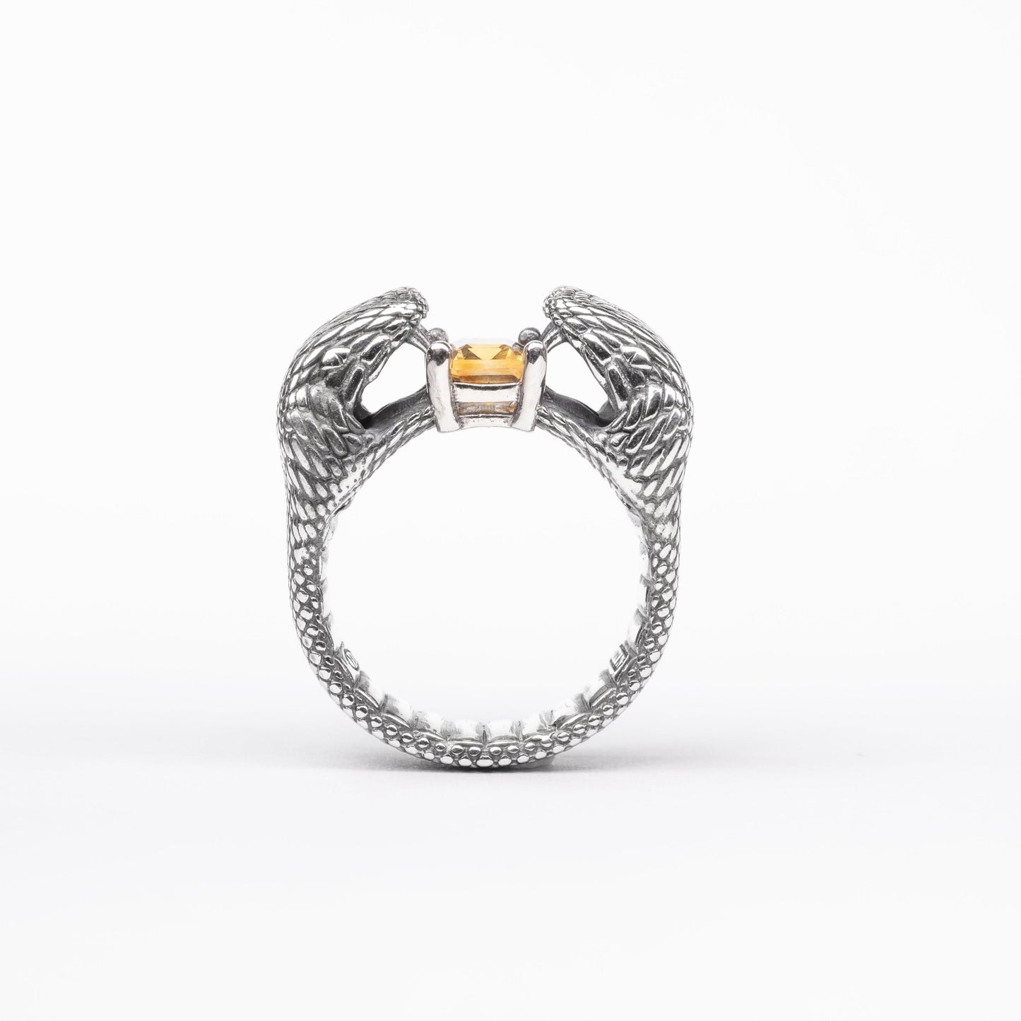 Anello Anfisbena Citrino - adunajewels.com