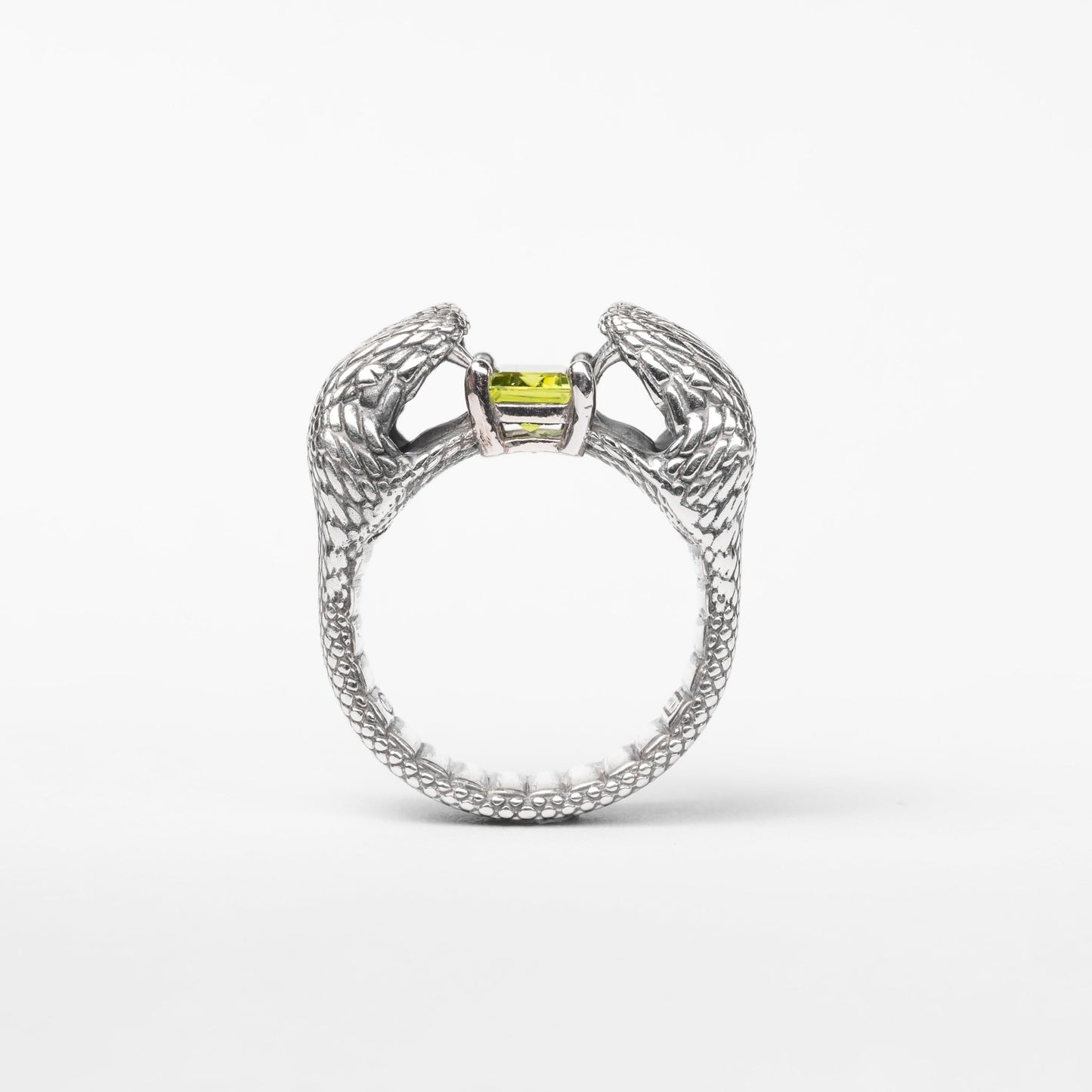 Anello Anfisbena Peridot - adunajewels.com