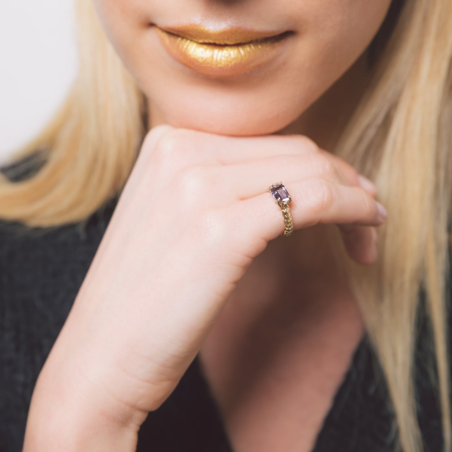 Anello Laurus Ametista - adunajewels.com