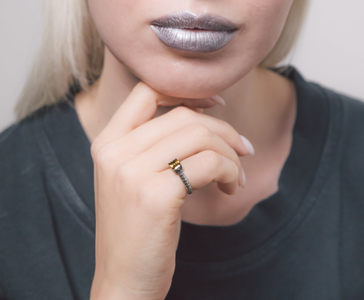 Anello Laurus Citrino - adunajewels.com