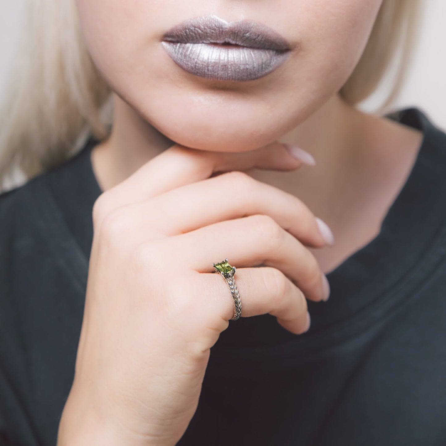 Anello Laurus Peridot - adunajewels.com