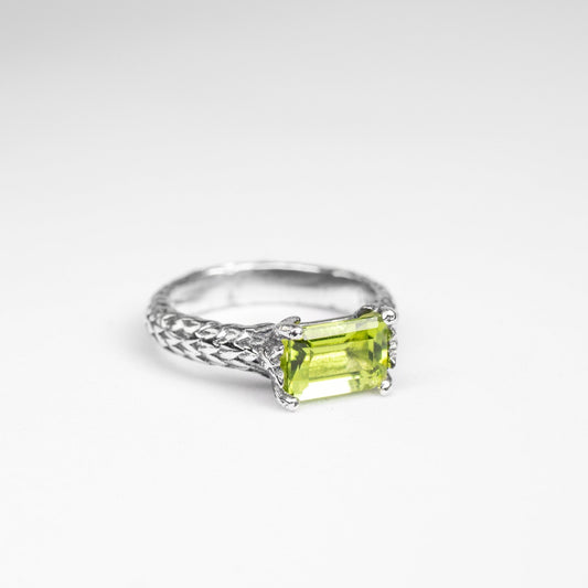Anello Laurus Peridot - adunajewels.com