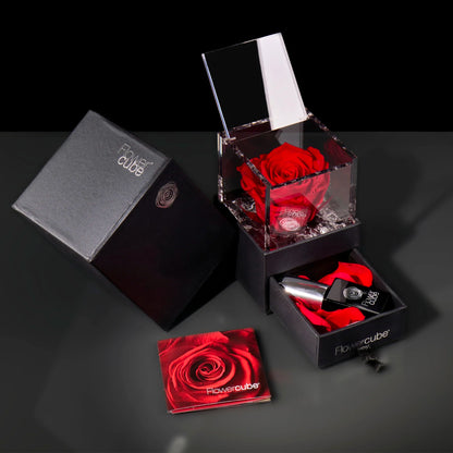 Blossom Love - cofanetto porta gioiello con rosa stabilizzata