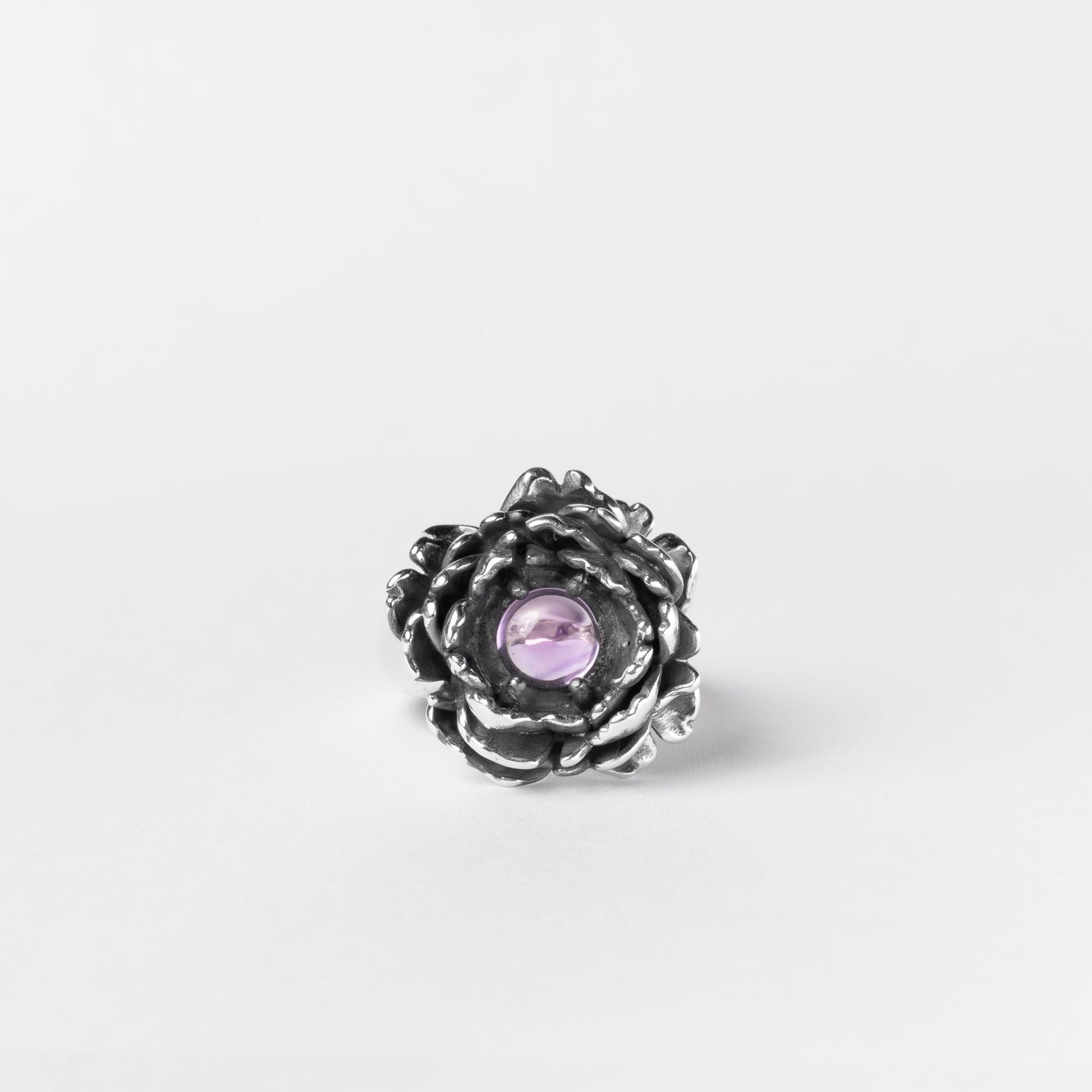 Anello Peony Ametista - adunajewels.com